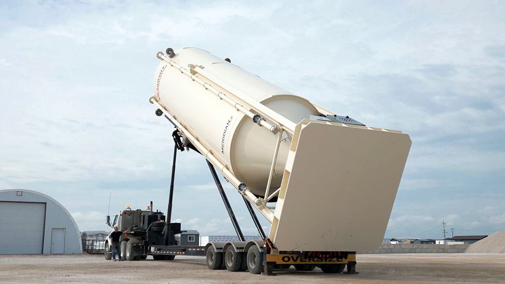 Meridian Manufacturing’s Mobile Cement Silo: A Smarter, Safer Solution for On-Site Cement Storage